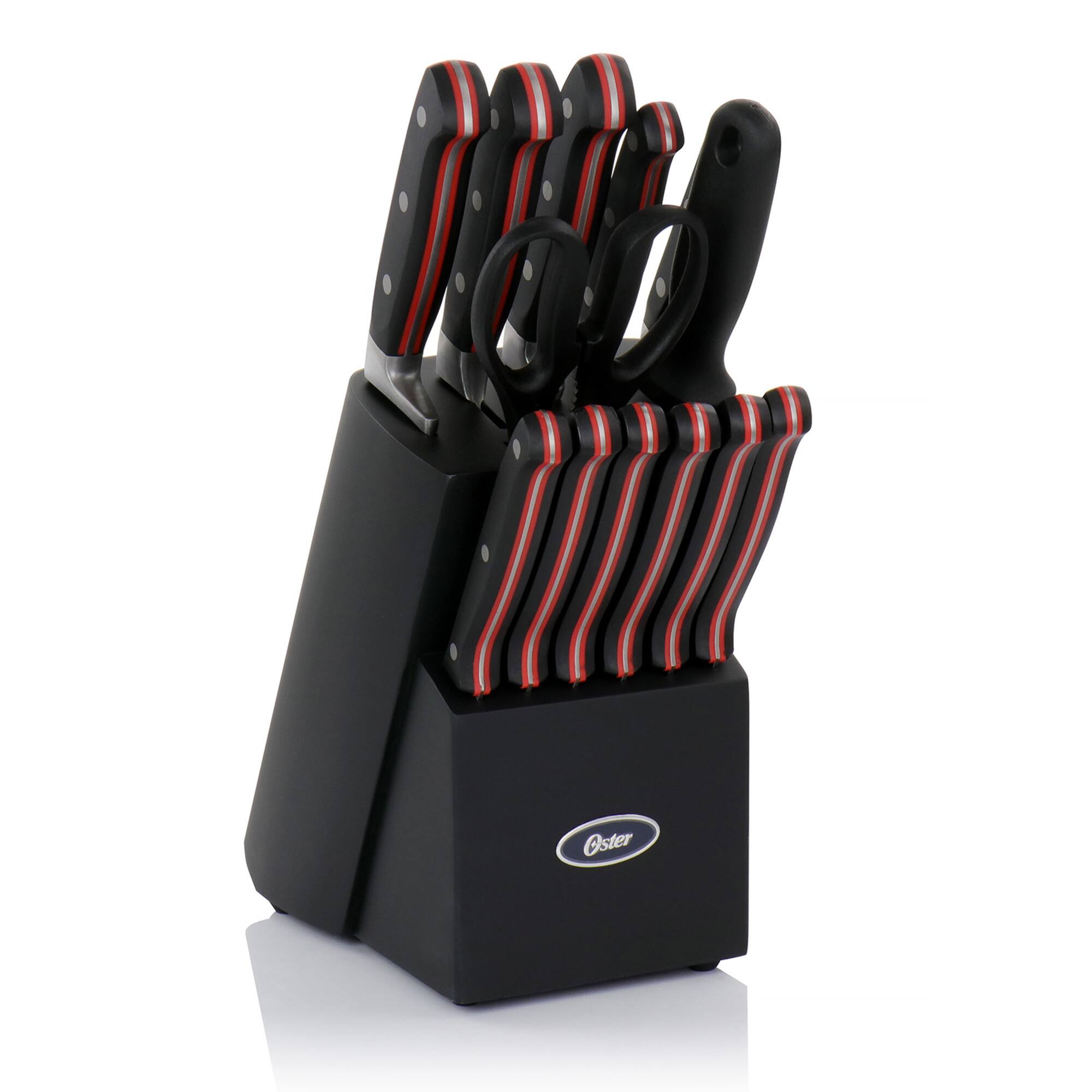 Oster Durbin 14-Piece Stainless Steel Cutlery Set with Block